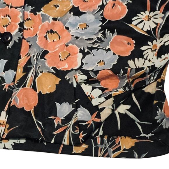 Vintage Fritzi Sleeveless Maxi Dress w/ Jacket Blouse Large 13/14 Jersey Print - Picture 12 of 14